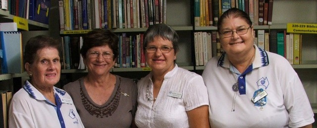 From Left:  Lurline Jones (Diocesan President), Jan Jenkins (Diocesan Treasurer), Noelle Frazer (Diocesan Secretary) and Karyn Daveson (Diocesan Vice-President)
